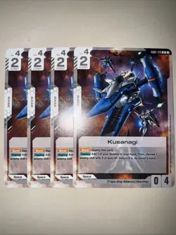 GD01-129 Kusanagi X4 Playset Gundam Card Game TCG CCG English - Image 1