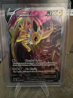 Jolteon V SWSH183 SWSH: Sword & Shield Promo Cards Holo LP - Image 1