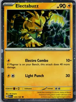 Electabuzz - (Cosmos Holo) Promo Miscellaneous Cards & Products 125/165 NM - Image 1