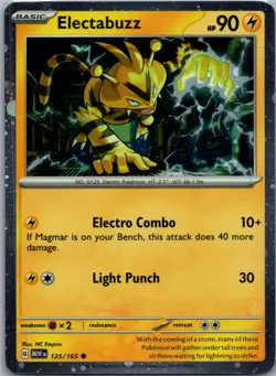 Electabuzz - (Cosmos Holo) Promo Miscellaneous Cards & Products 125/165 NM - Image 1