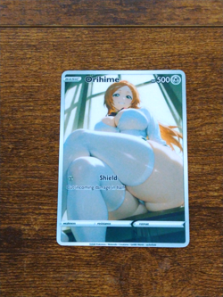 Beautiful Waifu Card - Orihime Casual Goddess ACG Custom DIY Fan Art Card - Image 1