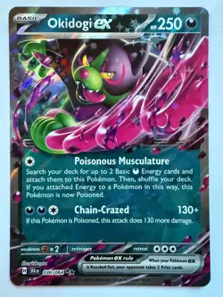 Pokemon Okidogi ex 036/064 Sv: Shrouded Fable Holo Double Rare TCG Card - Image 1