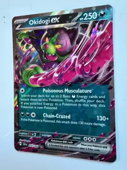 Pokemon Okidogi ex 036/064 Sv: Shrouded Fable Holo Double Rare TCG Card - Image 2
