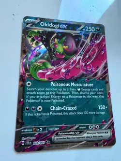 Pokemon Okidogi ex 036/064 Sv: Shrouded Fable Holo Double Rare TCG Card - Image 5