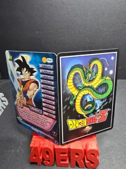 DBZ CCG Goku HOLO FOIL Rare Folding Card 159 160 LV1 LV2 Dragon Ball Z Foldout - Image 4