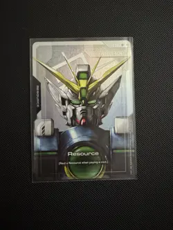 Gundam Card Game TCG Wing Gundam Zero C+ Resource GD01 R-004 Newtype Rising - Image 1