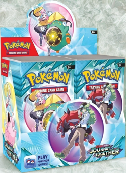 Pokemon SV9 Journey Together Enhanced Booster with Box Topper Promo Card USA - Image 1