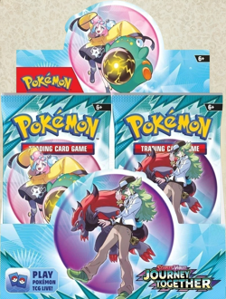Pokemon SV9 Journey Together Enhanced Booster with Box Topper Promo Card USA - Image 3