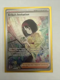 Pokemon TCG Erika's Invitation Scarlet Violet-151 Holo Card 203/165 - Image 1