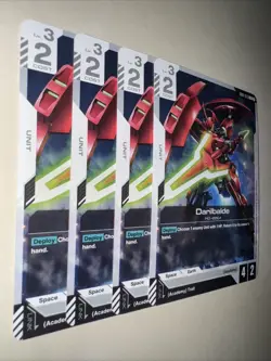 GD01-075 Darilbalde X4 Playset Gundam Card Game TCG CCG English - Image 2