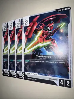 GD01-075 Darilbalde X4 Playset Gundam Card Game TCG CCG English - Image 3