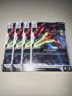 GD01-075 Darilbalde X4 Playset Gundam Card Game TCG CCG English - Image 4