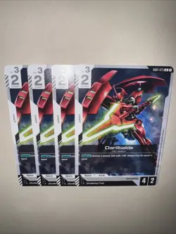 GD01-075 Darilbalde X4 Playset Gundam Card Game TCG CCG English - Image 5