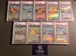 PSA 9/10 2025 POKEMON EEVEE PRISMATIC EVOLUTIONS SURPRISE BOX EXCLUSIVE SEQ SET - Image 1