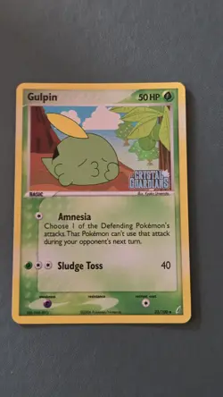 Gulpin 33/100 Reverse Holo Pokemon EX Crystal Guardians - Image 1