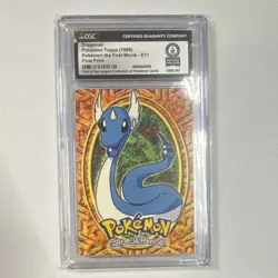 Dragonair Pokemon Topps First Movie E11 First Print CGC World Record 1999 - Image 1