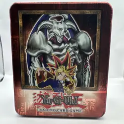 Yu-Gi-Oh 2002 Yami Yugi Summoned Skull Collector Tin w/ Deck Zone EMPTY Konami - Image 5