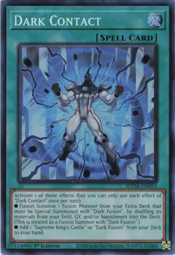 Dark Contact SUDA-EN051 Super Rare Supreme Darkness Yu-Gi-Oh Near Mint - Image 1
