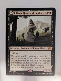 Liliana, Heretical Healer Liliana, Defiant Necromancer - Magic: Origins MTG NM - Image 1