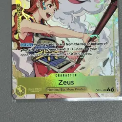 ZEUS - One Piece TCG OP11-106 - AA Alt Art Rare R - A Fist of Divine Speed NM - Image 4