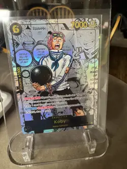 EB04-044 Koby SR Alt Art Manga Adventure on Kami’s Island One Piece TCG English - Image 1