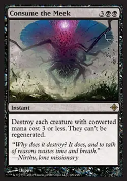 Consume the Meek -Foil Medium Play MTG Rise of the Eldrazi - Image 1