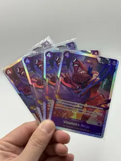 One Piece TCG Vinsmoke Reiju OP12-063 SR Legacy of the Master 4X PLAYSET - Image 1
