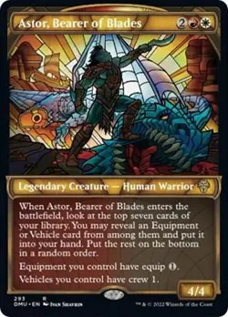 Astor, Bearer of Blades (Showcase) - Near Mint MTG Dominaria United - Image 1