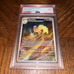 Pokemon TCG Espathra Rare Illustration Card 197/182 Sv04: Paradox Rift PSA 9 - Image 1