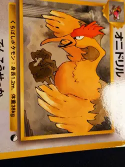 NM JAPANESE Pokemon FEAROW Card VENDING SERIES 2 (Red) Set #022 Glossy Promo - Image 2