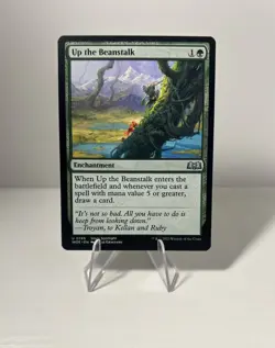 Up the Beanstalk Wilds of Eldraine Regular Uncommon 195 Mtg - Image 1