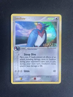 Swellow 32/113 - Stamped Reverse Holo - EX Delta Species - Pokemon Card - MP - Image 1