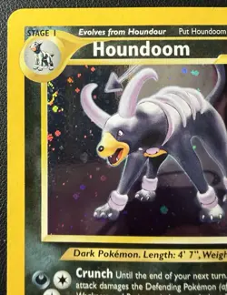 Pokemon TCG Neo Discovery Houndoom Holo Rare Card 4/75 English - Image 2