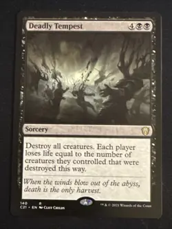1x Deadly Tempest (140) Commander 2021 LP MTG Magic the Gathering x1 MKE - Image 1
