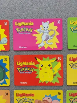 Pokemon Ligmania Complete Set 30/30 Brazil Phone Cards 2000 Pikachu - Image 4