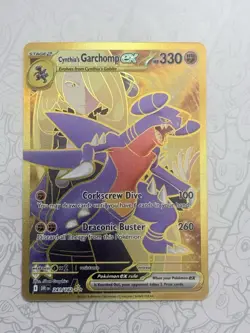Cynthia's Garchomp EX 241/182 DR Hyper Rare English Raw Pokemon Card - Image 1
