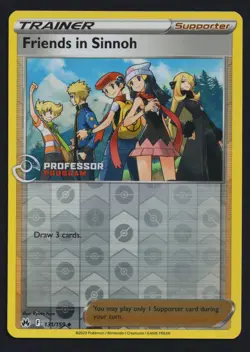 Pokemon TCG Friends In Sinnoh 131/159 Professor Program Stamped Promo Card - Image 1