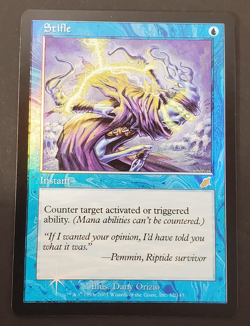 STIFLE *FOIL* Scourge Card - LP Lightly Played - Magic The Gathering MTG (#2) - Image 1