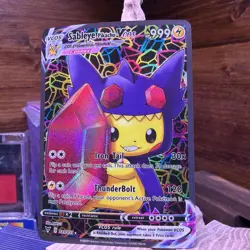 Pikachu Cosplay Sableye Pokemon Custom ACG Card Holo Foil Anime Hero Cute Cos - Image 2