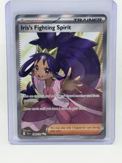 Pokemon TCG Iris's Fighting Spirit Journey Together Full Art Card 180/159 NM - Image 1