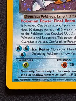 Pokemon Dark Gyarados Team Rocket Holo Rare 8/82 70 HP Stage 1 English Card - Image 4