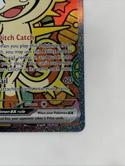 Pokemon Meowth ex Full Art Special Illustration Rare Holo Card 121/088 - Image 3