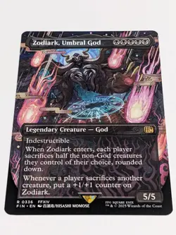 Zodiark, Umbral God: Borderless Rare 0336: Final Fantasy MTG (NM) - Image 1