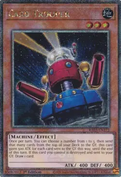Card Trooper (Quarter Century Secret Rare)-Quarter Century Secret Rare - 1st ... - Image 1