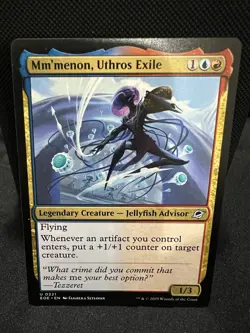 Custom Budget MtG Commander deck feat Mm’menon, Uthros Exile (Blue Red) - Image 1