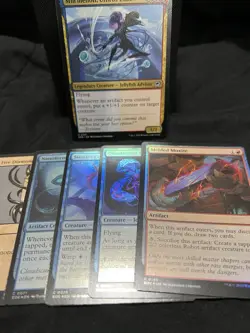 Custom Budget MtG Commander deck feat Mm’menon, Uthros Exile (Blue Red) - Image 3