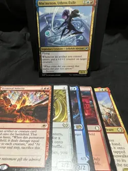 Custom Budget MtG Commander deck feat Mm’menon, Uthros Exile (Blue Red) - Image 4