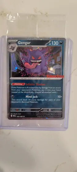 Pokemon TCG Gengar 050/088 Promo Sealed Stamped Gamestop Promo Card - Image 1
