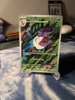 Pokemon Arbok 176/162 SV05 Temporal Forces Illustration Rare Holo Card 130 HP - Image 1