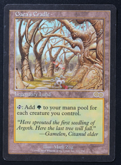 Gaea's Cradle Magic Card Urza's Saga MTG Reserved List - Image 1
